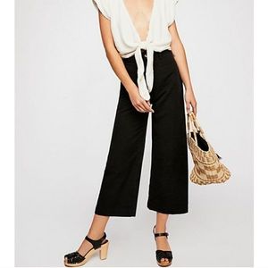Free People — wide leg, cropped pant